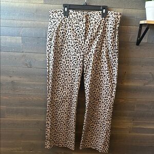 J. Crew Leopard Print Crop Pants